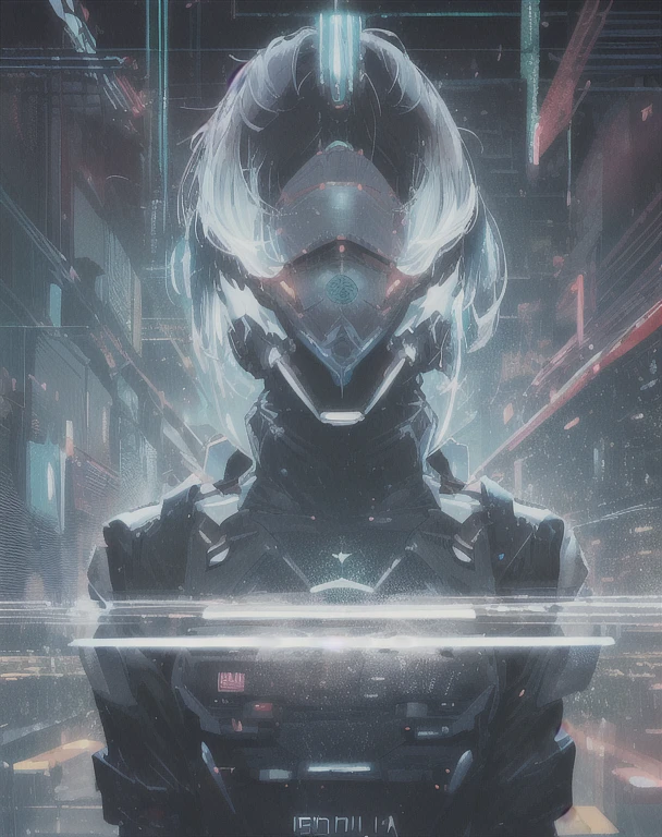 ((La mejor calidad)), ((obra maestra)), (muy detallado:1.3), ..............3D, Beautiful (cyberpunk:1.3) Mujer hacker, peinado corto,pelo corto, Volver al visor, cabello grueso, Terminal de ordenador operativo, Pantalla montada en la cabeza, computer server, Pantalla LCD, fiber optic cable, Logotipo de la empresa, HDR (High Dymanic Range), Trazado de rayos, NVIDIA RTX, Super resolution, Irreal 5, Subsoil Scatter, Textura PBR, Post-procesamiento, Anisotropic filtering, profundidad de campo, maximum sharpness and sharpness, Texturas multicapa, Albedo y Highlight Maps, Sombreado de superficies, Accurate simulation of light-material interactions, proporciones perfectas, Renderizado de octanaje, duotone lighting, ISO bajo, balance de blancos, Regla de los tercios, amplia apertura, 8K RAW, efficient sub-pixels, sub-pixel convolution, glow particles, dynamic pose