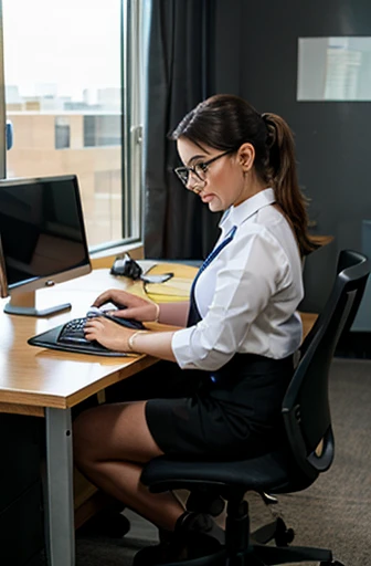 secretary at work