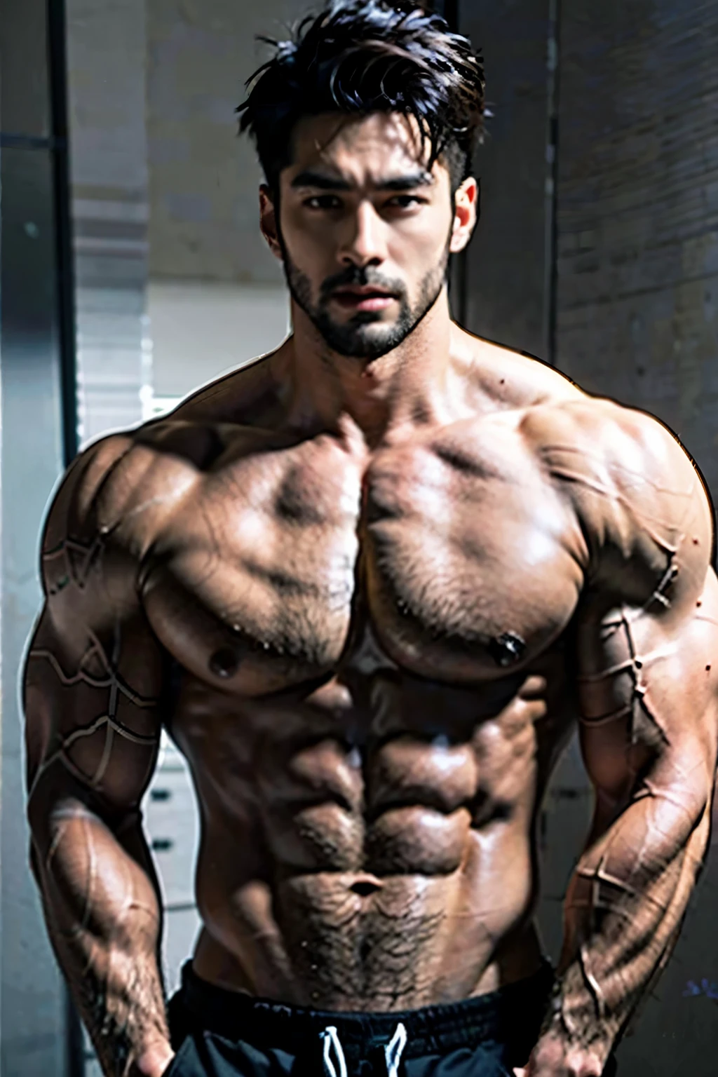 Handsome muscular guy