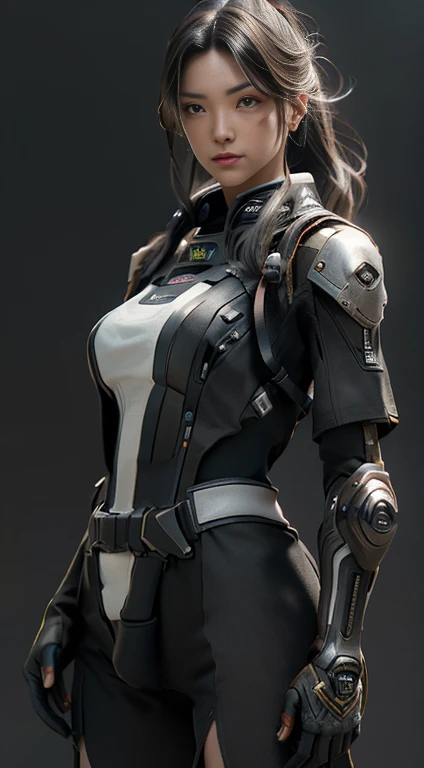 ((Best quality)), ((masterpiece)), (detailed:1.4), 3D, an image of a beautiful cyberpunk female, jetpack, space background, cinematic lighting, HDR (High Dynamic Range), Ray Tracing, NVIDIA RTX, Super-Resolution, Unreal 5, Subsurface scattering, PBR Texturing, Post-processing, Anisotropic Filtering, Depth-of-field, Maximum clarity and sharpness, Multi-layered textures, Albedo and Specular maps, Surface shading, Accurate simulation of light-material interaction, Perfect proportions, Octane Render, Two-tone lighting, Wide aperture, Low ISO, White balance, Rule of thirds, 8K RAW,