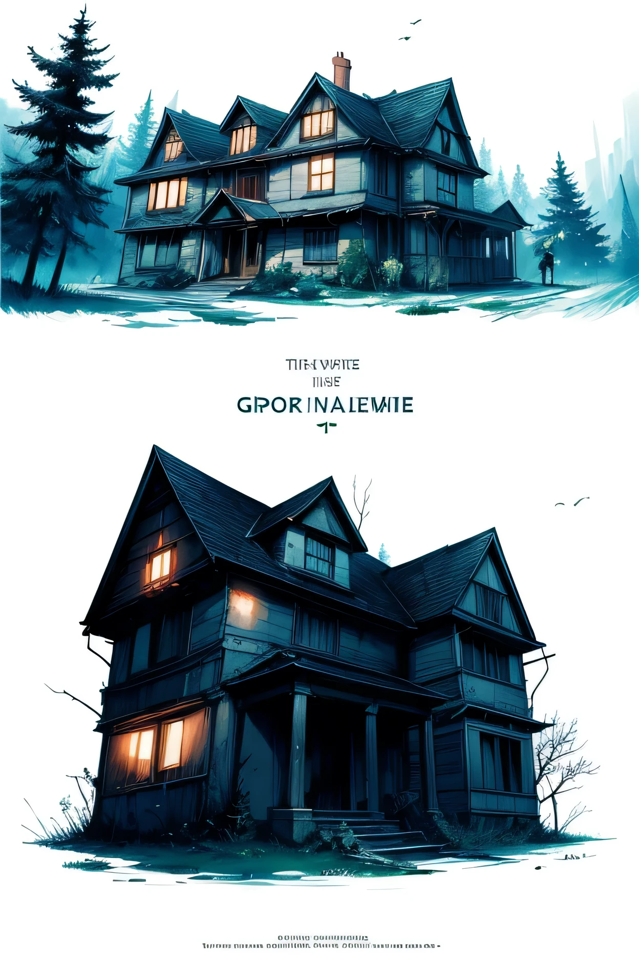 GAME NAME WRITE,NEED A POSTER FOR THE GAME NAME CURSED HOUSE The main character is a young man who accidentally finds himself locked in an abandoned mansion after a series of mysterious events. He realizes that the house is located in territory that is legendary, and that something sinister lurks in the dark corners of the house.
The player will have to explore the mansion, trying to unravel its secrets and understand what happened to its inhabitants. As the player progresses through the story, they encounter various horrors, including ghosts, ominous sounds, and sudden trials.
Gameplay will focus on survival and solving puzzles to progress further in the mansion. The player will have to use various items to protect himself from dangers and uncover the secrets of the house.
The goal of the game is to survive and unravel the mysteries of the mansion, overcoming your fear and trying to find a way out of this nightmare.
ON