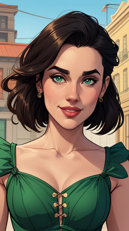 estilo de GTA desenho animado:1.2), Tinker Bell brasileira draw ART Artline fundo branco mulher Imagem de desenho animado de uma mulher , roupas sensuais , garota super valente destemida , Ilustra??o estilo desenho animado, estilo de arte dos desenhos animados, estilo de arte dos desenhos animados, GT styleDigital illustration style, design de personagens altamente detalhado, arte digital detalhada fofa, design de personagem retrato, beautiful digital illustration, retrato de alta qualidade, arte em quadrinhos, retrato do design do personagem, without clothes and medium breasts cartoon style female character dressed Tinker Bell smile and six small medium portrait mode waist up with lots of gold around other precious stones portrait mode waist up southern queen Jennifer Connelly Scenery GTA dominatrix gold coins chest with jewels with her boyfriend military style black bearded man armed a close up of a woman in a green dress with a sword, extremely detailed , Wlop Ross sorteios, sedutor elfo princesa cavaleiro, ashé, garota de armadura, girl of the zodiac knights, style Cartoon style digital illustration GTA style garota elfa, uma guerreira loira sexy, uma guerreira loira esmeralda, elfa, Ross Draws 1. 0, even model |Cartoon style digital illustration GTA style