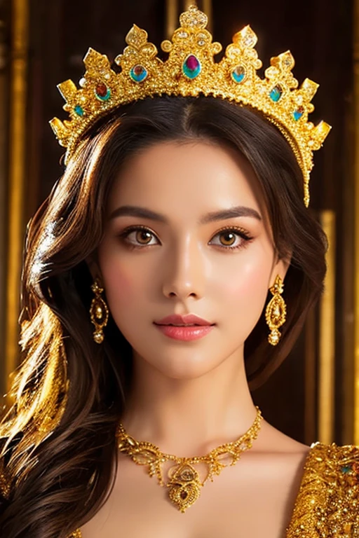 Goddess　gold　gorgeous　crown