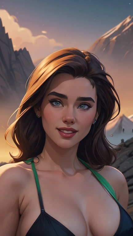 a close-up of a woman in a bikini with a mountain in the background, personagem de fantasia hiperdetalhado, deviantart artstation cgscosiety, Arte de fantasia realista, epic fantasy art style, Aloy, epic fantasy digital art style, Alena Aenami e Artgerm, inspirado em Ryan Barger, trend at ArtStation, Winner of the contest Artstationstyle Cartoon style digital illustration GTA styleuais , garota super valente destemida , Ilustra??o estilo desenho animado, estilo de arte dos desenhos animados, estilo de arte dos desenhos animados, GT styleDigital illustration style, design de personagens altamente detalhado, arte digital detalhada fofa, design de personagem retrato, beautiful digital illustration, retrato de alta qualidade, arte em quadrinhos, retrato do design do personagem, sem roupa e seios médios personagem feminina estilo cartoon vestida Tinker Bell sorriso e seis médios pequenos modo retrato cintura para cima com muito ouro ao redor outras pedras preciosas modo retrato da cintura para cima rainha do sul Jennifer Connelly Cenário GTA dominatrix moedas de ouro baú com joias com o namorado homem de barba preta estilo militar armadoa close-up of a woman in a bikini with a mountain in the background, personagem de fantasia hiperdetalhado, deviantart artstation cgscosiety, Arte de fantasia realista, epic fantasy art style, Aloy, epic fantasy digital art style, Alena Aenami e Artgerm, inspirado em Ryan Barger, trend at ArtStation, Winner of the contest Artstationstyle Cartoon style digital illustration GTA style