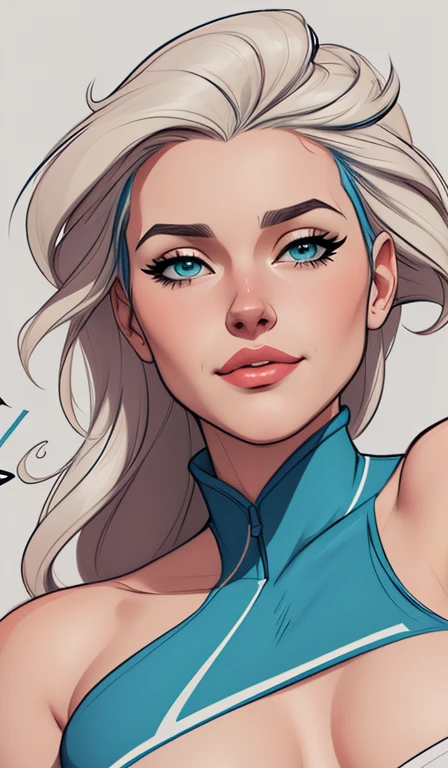 Personagem mulher estilo atompunk Fiona rainha Anna de Arendelle com marcas de guerras Imagem de desenho animado de uma mulher .Ilustra??o estilo desenho animado, estilo de arte dos desenhos animados, estilo de arte dos desenhos animados, digital illustration style, estilo atompunk design de personagens altamente detalhado, arte digital detalhada coragem, Forest fan art, Design de personagens de retrato, beautiful digital illustration, retrato de alta qualidade, Arte em quadrinhos, mulher jovem cabelo com transas lindas . Queen Anna of ArendelleBeautiful lined eyes Medium large bust and wonderful sexy clothes. image expression of sexual desire from waist to head illustration Queen Anne of Arendelle atompunk style Fallout 4 style pose playboy magazine