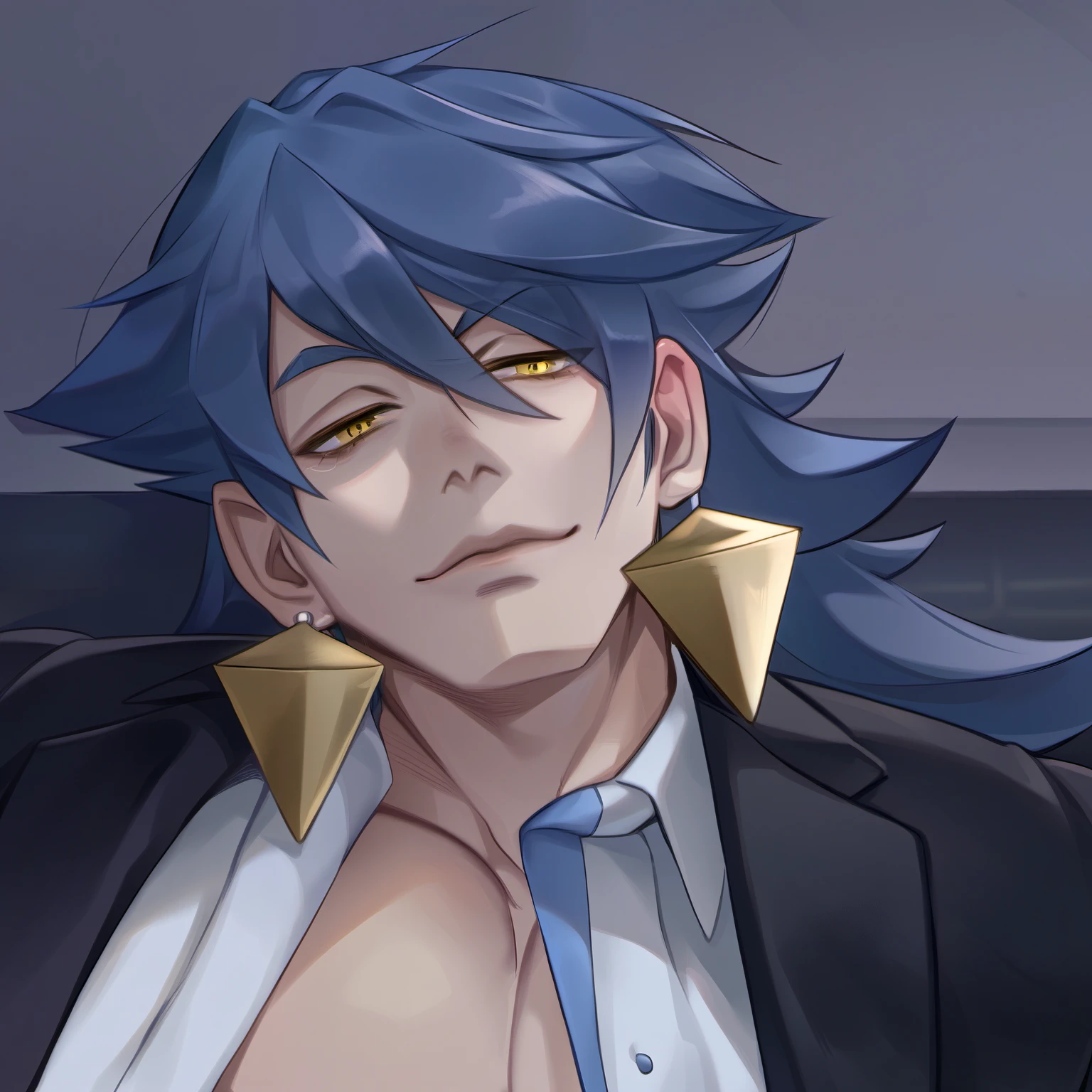 1boy, blue hair, yellow eyes, big earrings, black vest, white shirt revealing chest and abs, blue tie, wear a gold belt,sitting, badboy,human details, background details, photo details, perfect ,male body parts details, details,bar, spread out a few bags of condoms,5 finger details(male), ribbed hands,honest

LORA

Hand

03

Mode

Banc Settings

Linage Quantity

Image Mode

igh Quality

Lenage Size

Advanced Cam

Advanced Repair

Send