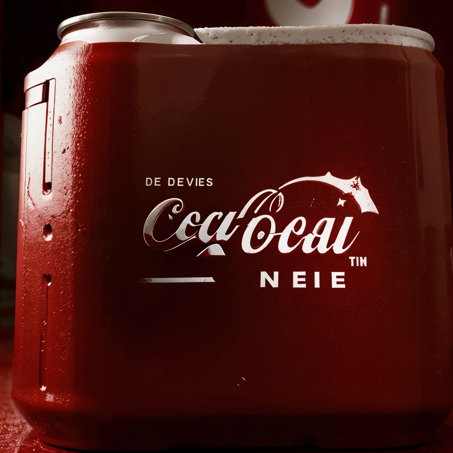 Un Coca Cola saveur de Noel dans un decode de noel