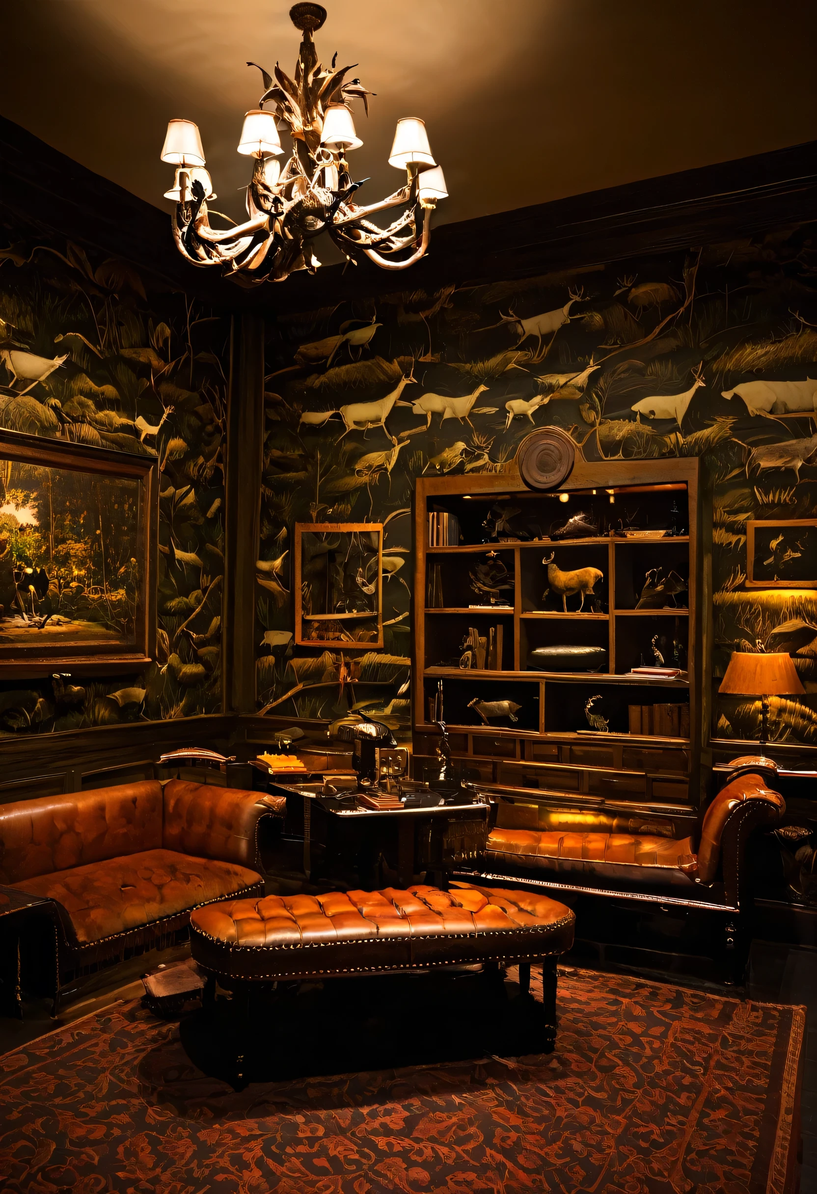 a hunting room