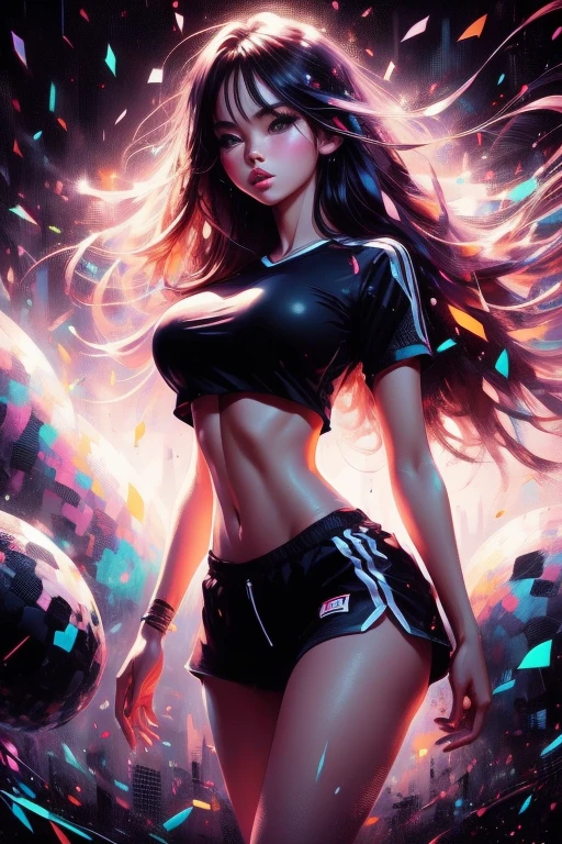 Black light,1个Giant Breast Girl