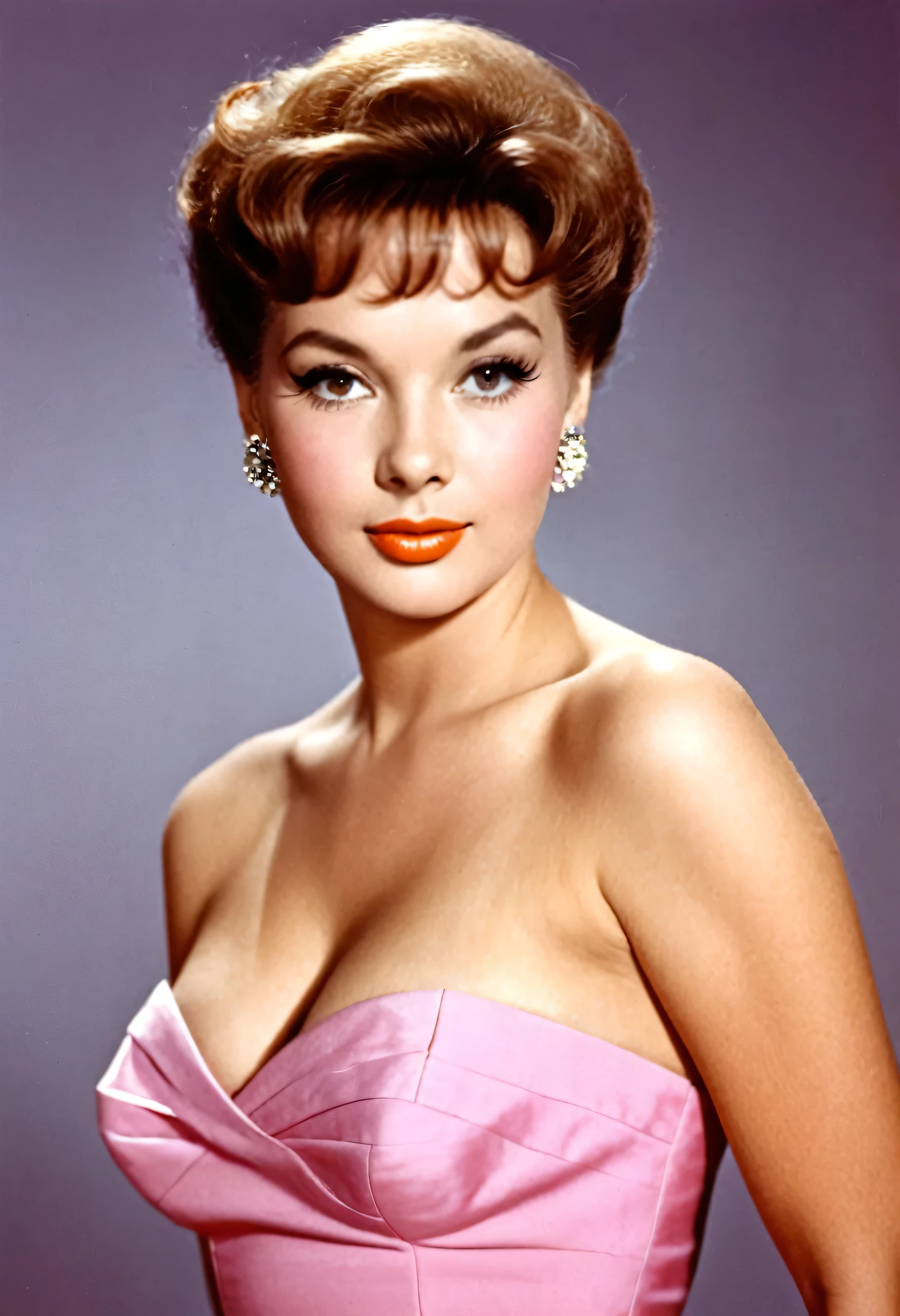 Beautiful like an actress,color color photo,Beautiful American women from the 50s and 60s