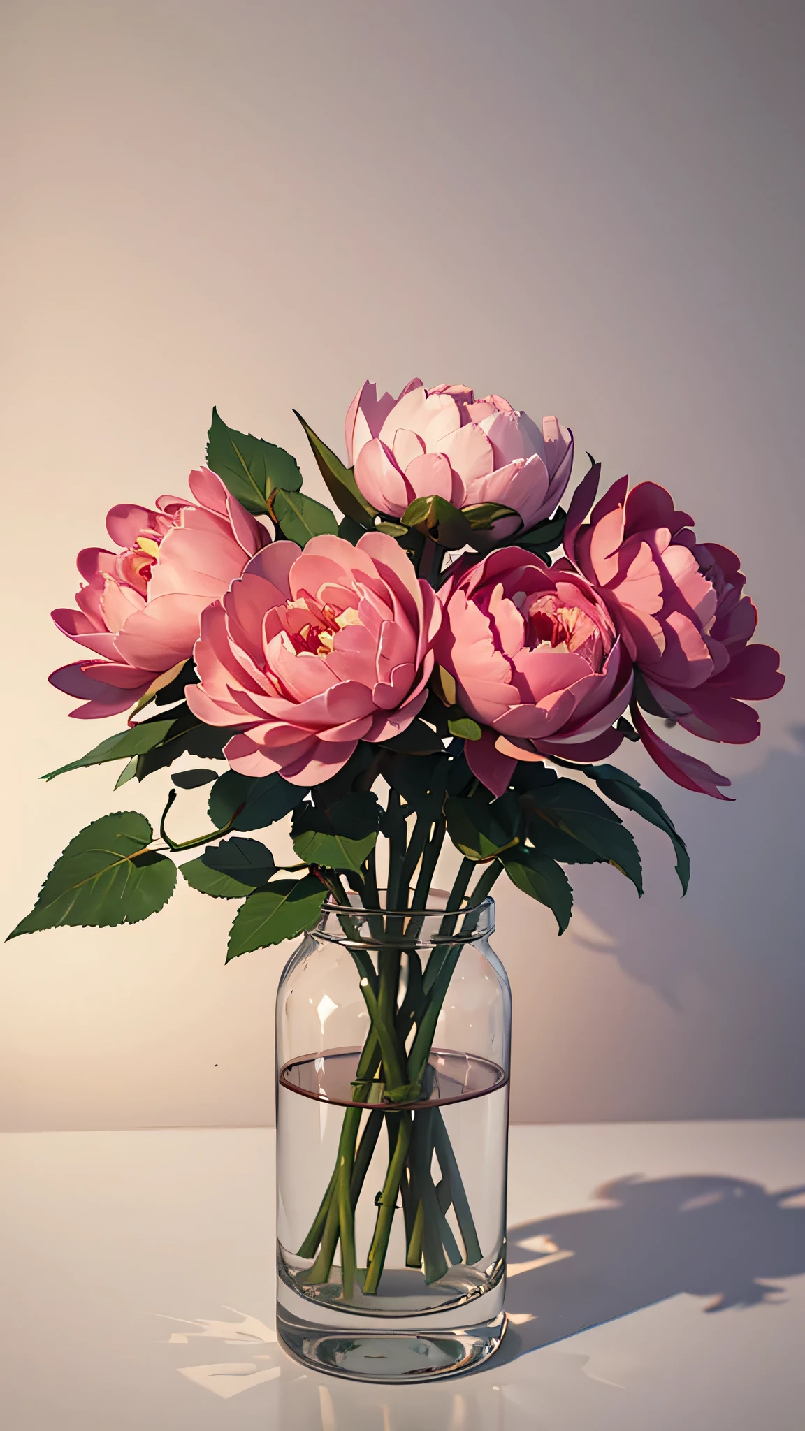 Peony and Rose