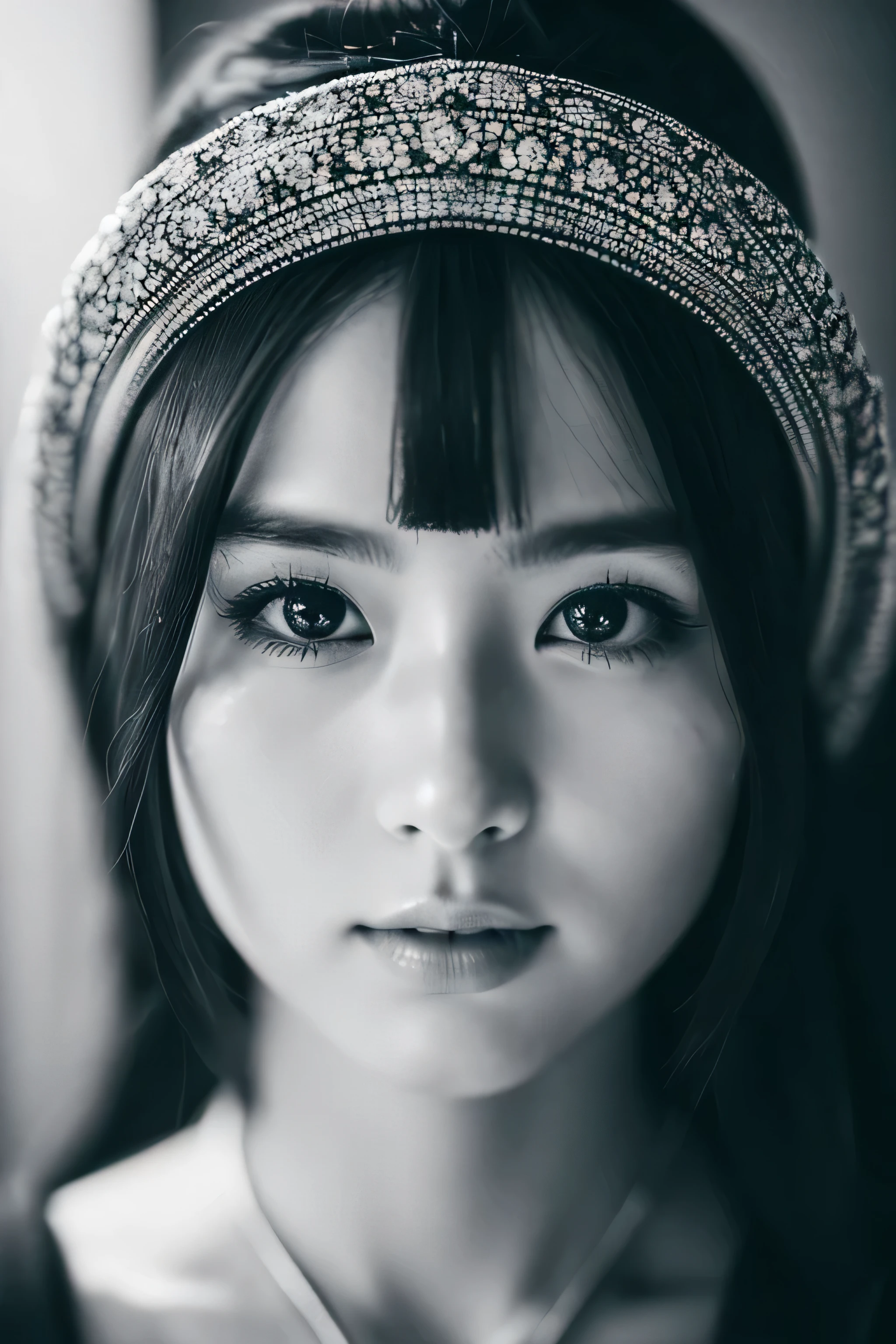 Beautiful skin、Reproduce realistic skin texture in detail、Do not add hair、
