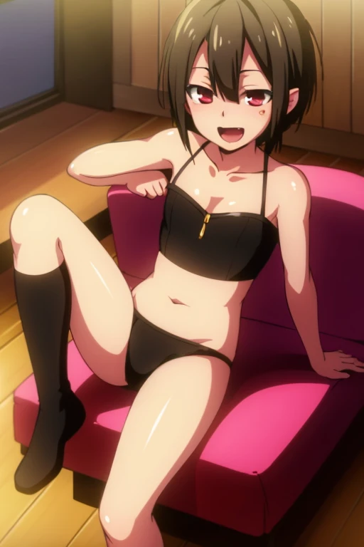 ((highest quality)), ((masterpiece)), (be familiar with), Perfect Face, indoor, Bedroom, Watching the audience,
One woman, Ariel,
Open Mouth, Ecstatic expression, blush, smile,
Small breasts, Flat Chest, Young Girl, , , Girl,
Short Hair, short hair,
Leg spread,