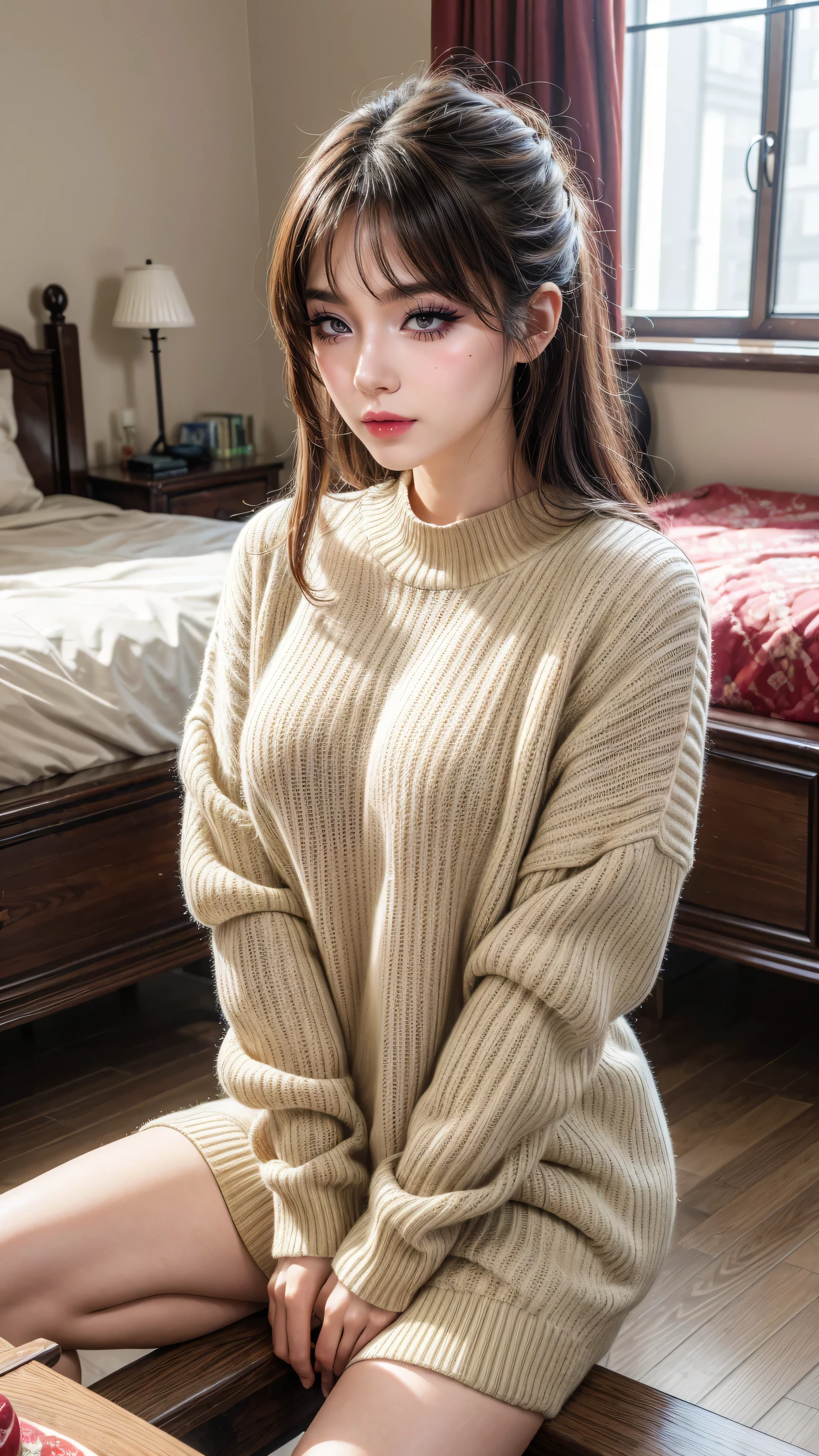 (Best of quality, masterpiece) High resolution illustrations:A covered in sticky natural honey, of, syrup, Oversized sweaters, Comfort, Comfort, close up, Fine texture, Fragrant, Delicious feeling, Warm and delicious,