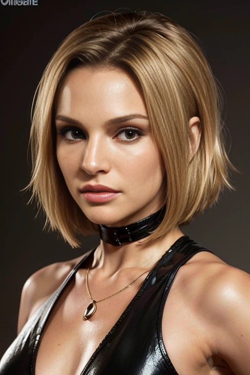 Natalie Portman, short blonde hair