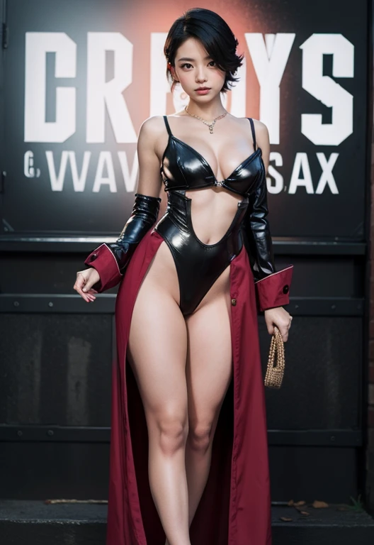 Beautiful face, Sexy outfit, short hair, perfect, sharp, Best quality, masterpiece, photorealistic