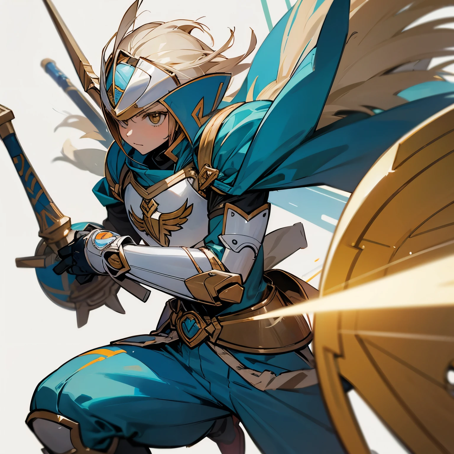 Caballero de pegaso con primera armadura del anime