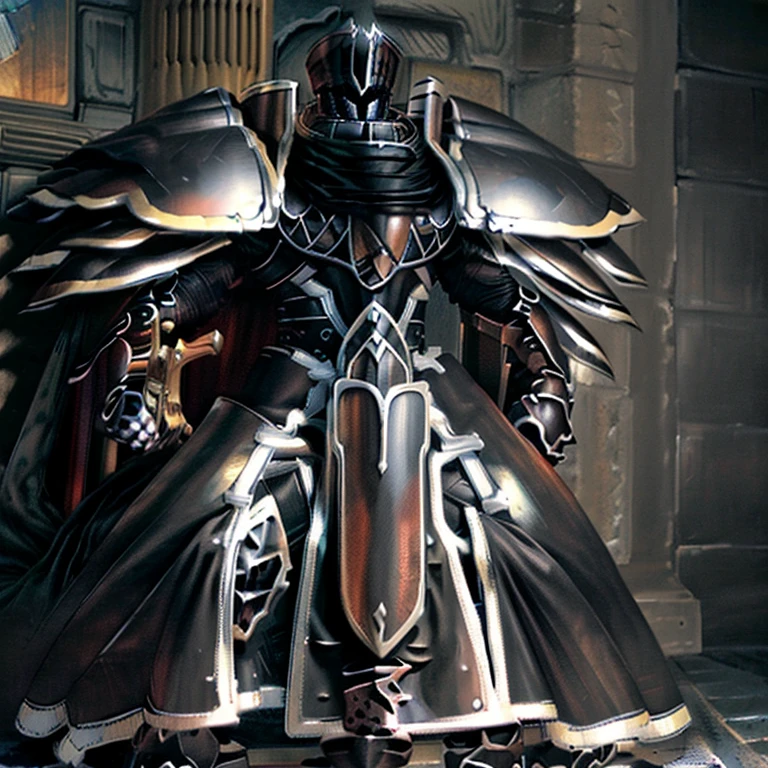 (masterpiece, best quality, detailed:1.2)
BlackKnight_fe,
Armor,
Cape,
Helmet,
Sword,rd,
shield,
The cloak is black on both sides,
The inside of the arm also wears armor,
polished armor,
attack the enemy,
Change brown parts to black,
sitting on the throne,
armor is shiny,
The breastplate is decorated with a black dragon's head,