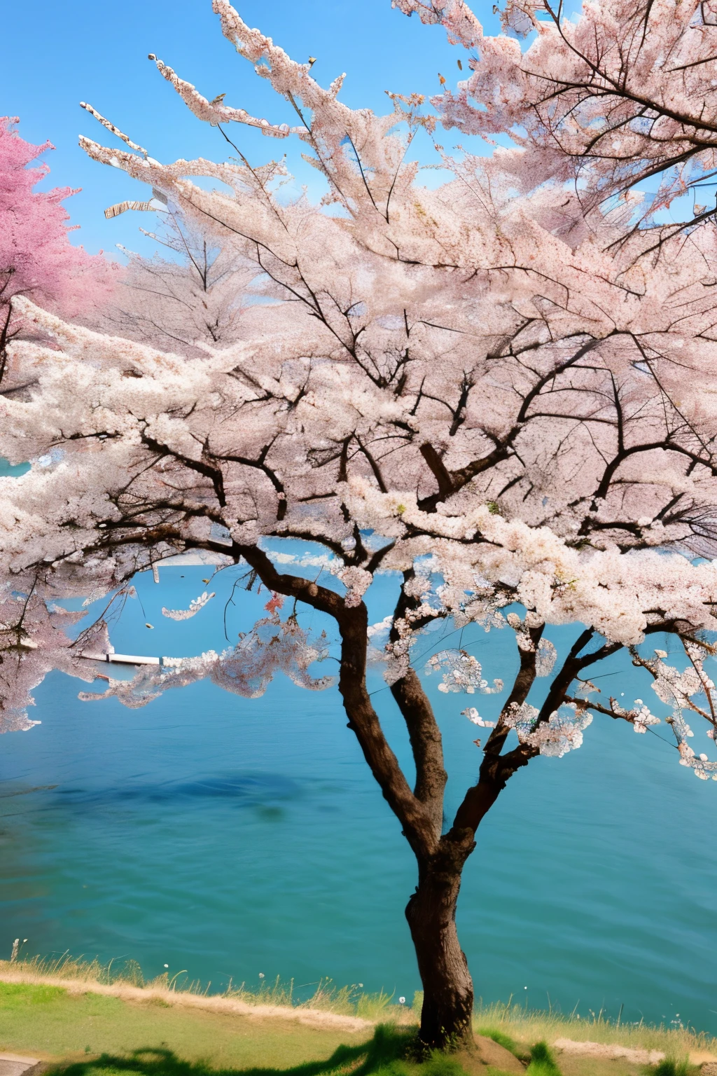 Arashiyama,Cherry tree in full bloom、