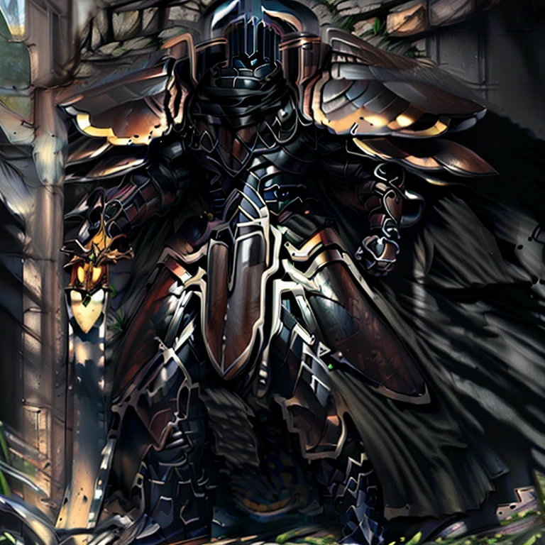 (masterpiece, best quality, detailed:1.2)
BlackKnight_fe,
Armor,
Cape,
Helmet,
Sword,rd,
shield,
The cloak is black on both sides,
The inside of the arm also wears armor,
polished armor,
attack the enemy,
Change brown parts to black,
sitting on the throne,
armor is shiny,
The breastplate is decorated with a black dragon's head,