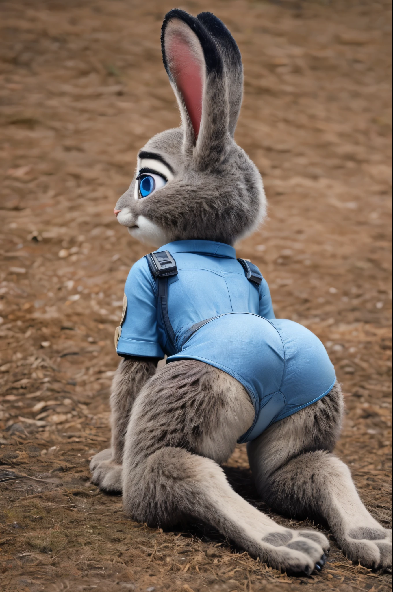 cleavage,score_9, score_9_up, score_8_up, score_7_up, score_6_up, score_5_up, source furry, anthro, Long exposure photo of Hyperrealistic art anthro, judy hopps, detailed two tone grey fur body with white chest, grey lagomorph feminine beautiful face, facial bukkake, cum in face, mouth full of cum, open mouth full of cum, cum in mouth, mouth full of cum, completely full of cum, cover d in cum, nsfw, closed eyes, naked and showing her ass, hands in ass, spread butt cheeks, detailed pussy, detailed anus, birds eye up shot, shot focused on her butt hole, butt hole closeup, in police car with blue and red lights on. Big unicorn horse cocks cumming on her, unicorn horse cock cumming on Judy hopps, realistic detailed unicorn cock, big detailed unicorn cock, cuming mid air, big unicorn cocks in scene, lots of cocks, bukkake , cock up her ass, cum fart, anal prolapse, detailed pussy, cute pussy, double penetration, Judy wearing police uniform and cute police hat, pants down, detailed pink panties, pink spanked butt cheeks, cute pink detailed pussy, unicorns fucking Judy, colourful unicorns.