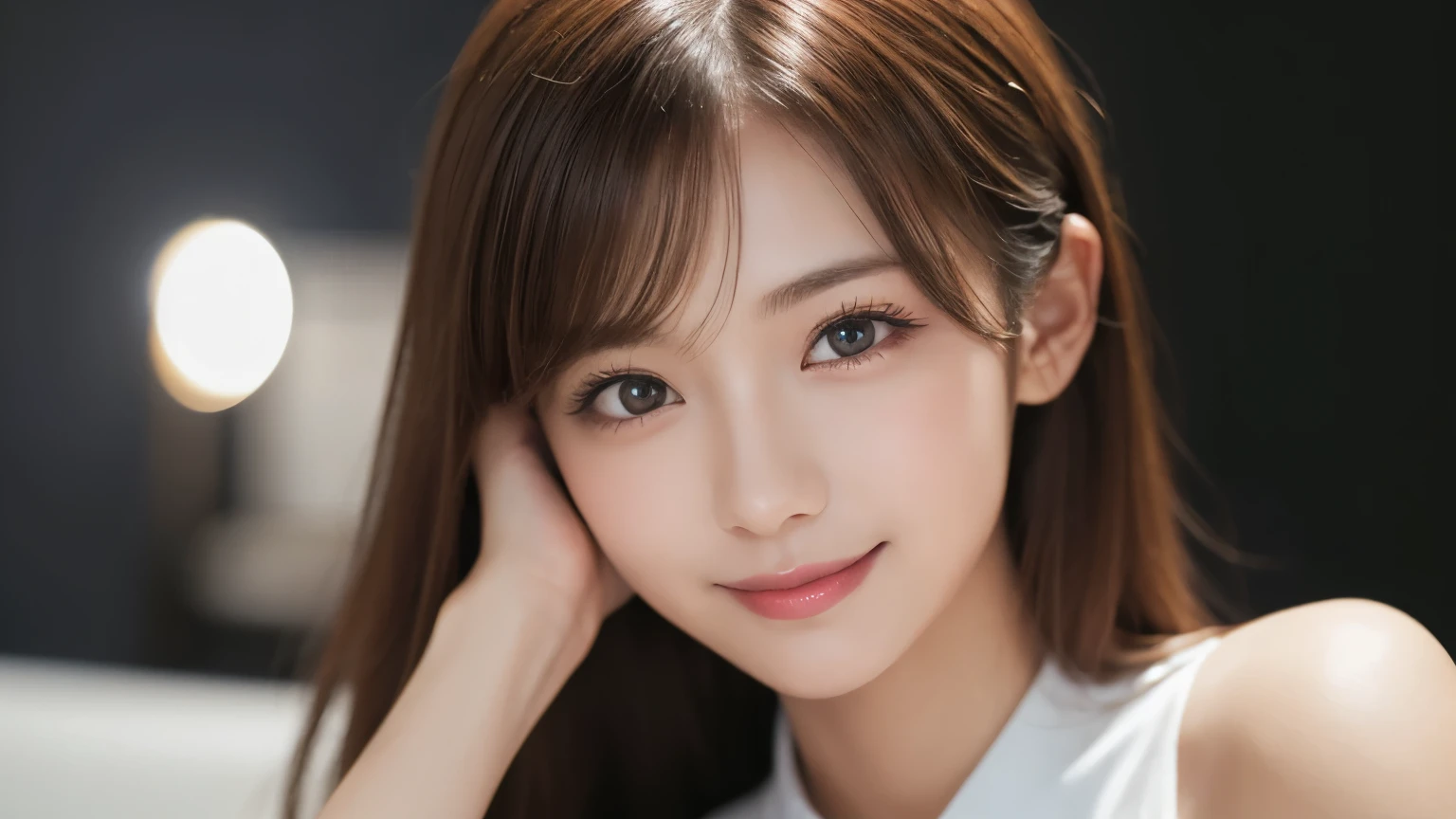 One Girl, (Dress in trendy fashion:1.2), (RAW Photos, highest quality), (Realistic, Photorealistic:1.4), Tabletop, Very delicate and beautiful, Very detailed, 2k wallpaper, wonderful, In detail, Very detailedな CG Unity 8K 壁紙, Very detailedな, High resolution, Soft Light, Beautiful detailed girl, looking at the camera、Very detailedな目と顔, Beautifully detailed nose, Beautiful fine details, Medium Hair, small, business suit、White background、Background is white、Cinema Lighting, Perfect ???????, Slender body, smile, 