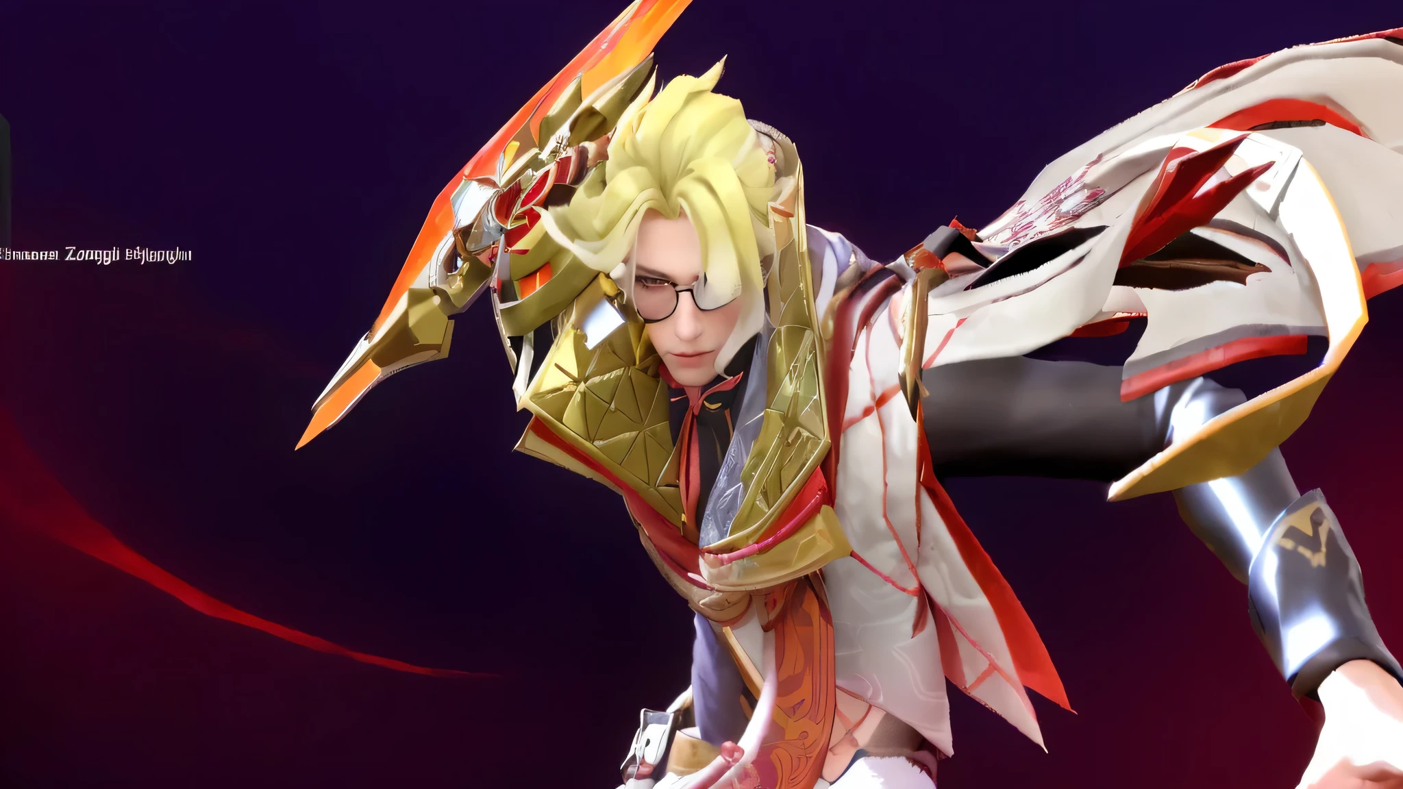 a close up of a person in a costume with a sword, zhongli from genshin impact, heise jinyao, keqing from genshin impact, onmyoji portrait, genshin impact character, inspired by Huang Shen, fighting game character, xqc, inspired by Yang Jin, style of kieran yanner, as a character in tekken