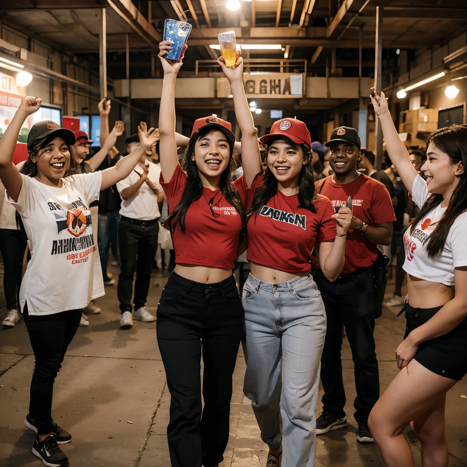 Workers of all kinds celebrating Worker&#39;s Day