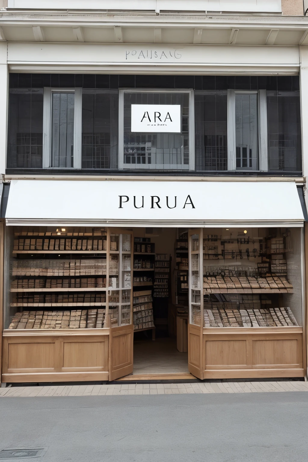 a comestic shop with brand name "Pure Aura"