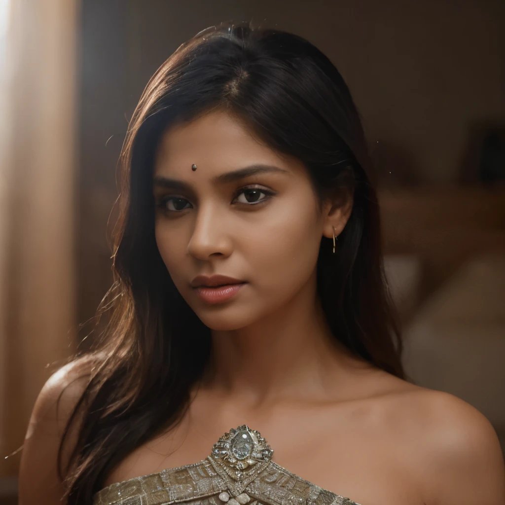  Indian woman, 40-year-old, old looking top, 100 AD style dress, gentle lighting, intricate facial details, flawless complexion,full body picture, top-notch 3D rendering, hyper-realistic,  photorealistic digital art trending on Artstation 8k HD high definition detailed realistic, detailed, skin texture, hyper detailed, realistic skin texture, armature, best quality, ultra high res, (photorealistic:1.4),, high resolution, detailed, raw photo, 400 camera f1.6 lens rich colors hyper realistic lifelike texture dramatic lighting with kiss by boy