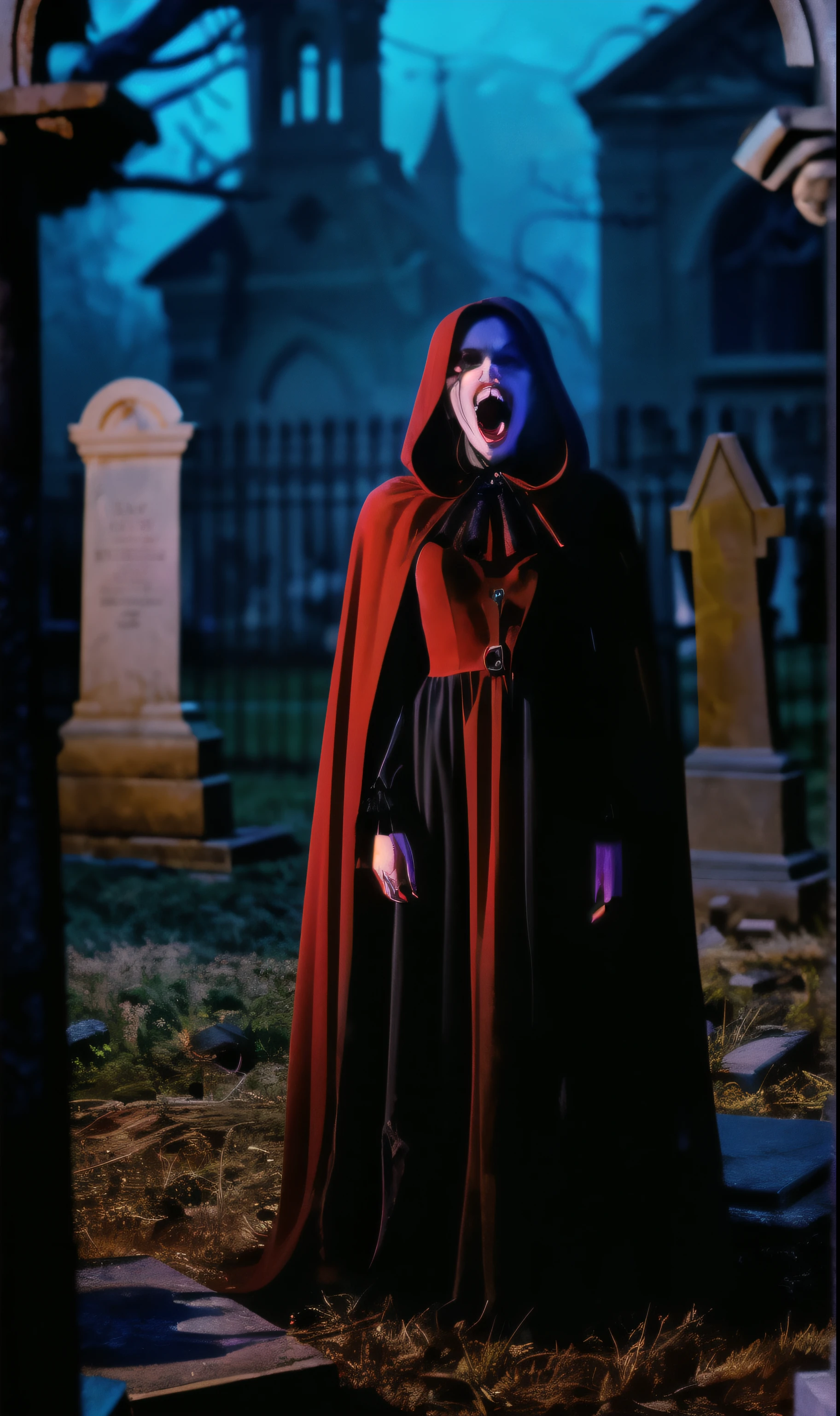 anime artwork anime artwork 1girl,Abyss girl,Open mouth,((Masterpiece)), ((Best quality)), 8K, High hinge, Very detailed, clarification, painting, terror, Gothic, (1girl), (evil:1.2), A  with a strangely elongated mouth, He stands in a dimly lit graveyard, The moonlight casts eerie shadows, (Ethereal and haunting),Wisps of spectral fog, (Spectral hands:1.1), Access from the tombstones, Create a sense of dread, (floating:1.3), Surreal and nightmarish, (Darkness and bad omen), (Motion blur), (Glitch effect), (Vitality:1.2), (chromatic aberration), (Saturated red), (Film grains), (evil whispers:1.5), (evil laughter:1.4), A chilling and disturbing atmosphere, Capture the girl&#39;s unsettling transformation into a creature of the night,. Anime style, Main visual, vibrant, Anime studio,  Very detailed