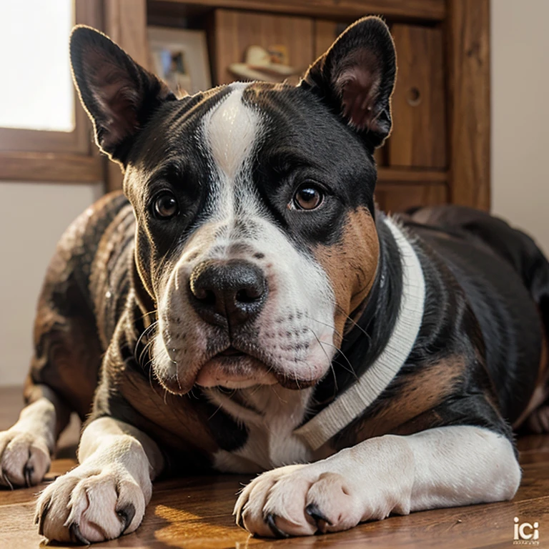 Mistura Border colie com Bull terrier 