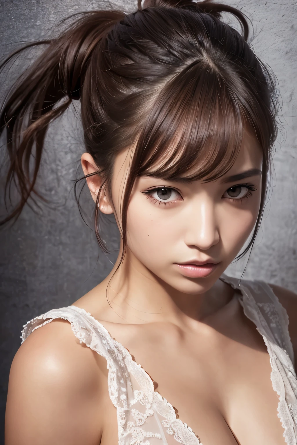 (Top Quality, High Resolution), (Realistic, Photorealistic: 1.37), Super Detailed, Girl, Beautiful Detailed Eyes, Street Fighter, Toned Body, Abs, Full Figure