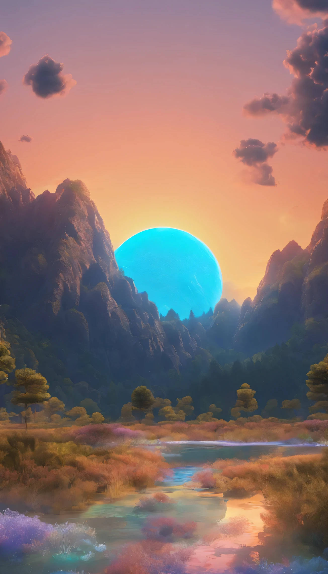 Giant, Realistic depiction of the Leshan Giant Buddha, Seamlessly blending with nature, Surrealism, Very detailed, Realistic:1.37, 3D Rendering, Cinema Lighting, Divine Light, 超High resolution, masterpiece:1.2, Textured skin, highest quality, High resolution