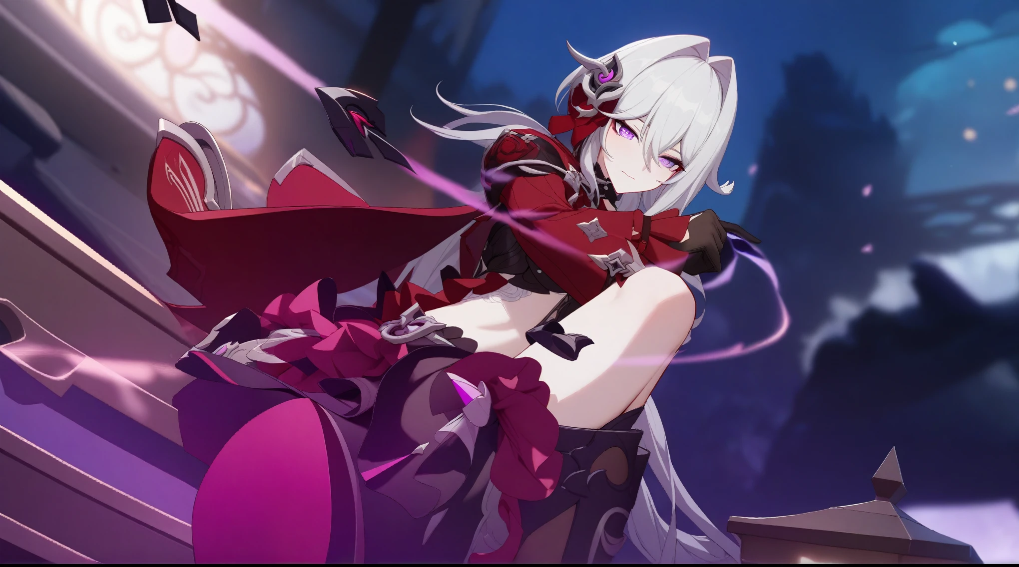 (masterpiece:1.2), hyper detail, best quality, (intricate_details:1.1), beautiful detailed, beautiful hair, solo, 1girl,thelema_(honkai_impact),