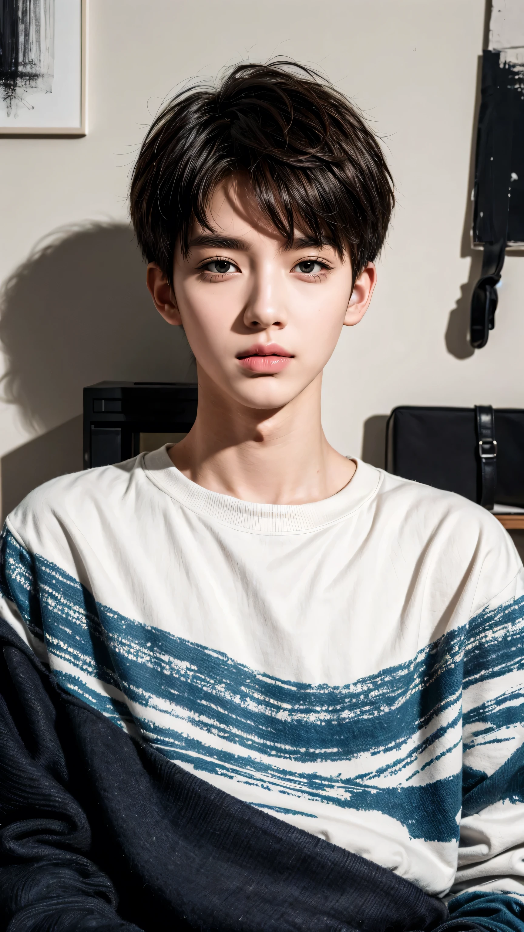 masterpiece, best quality, Abstract Art, 1 boy, 20-year-old male