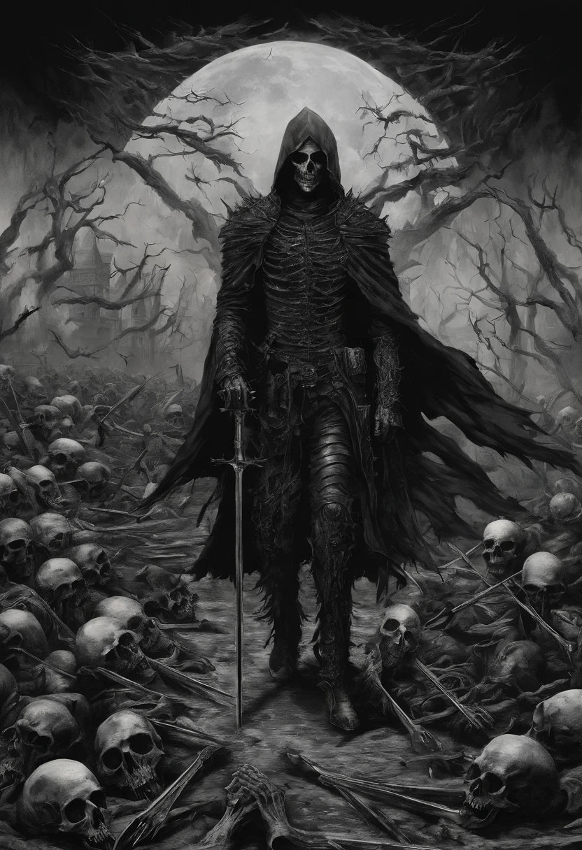 The dark army walks the burning earth