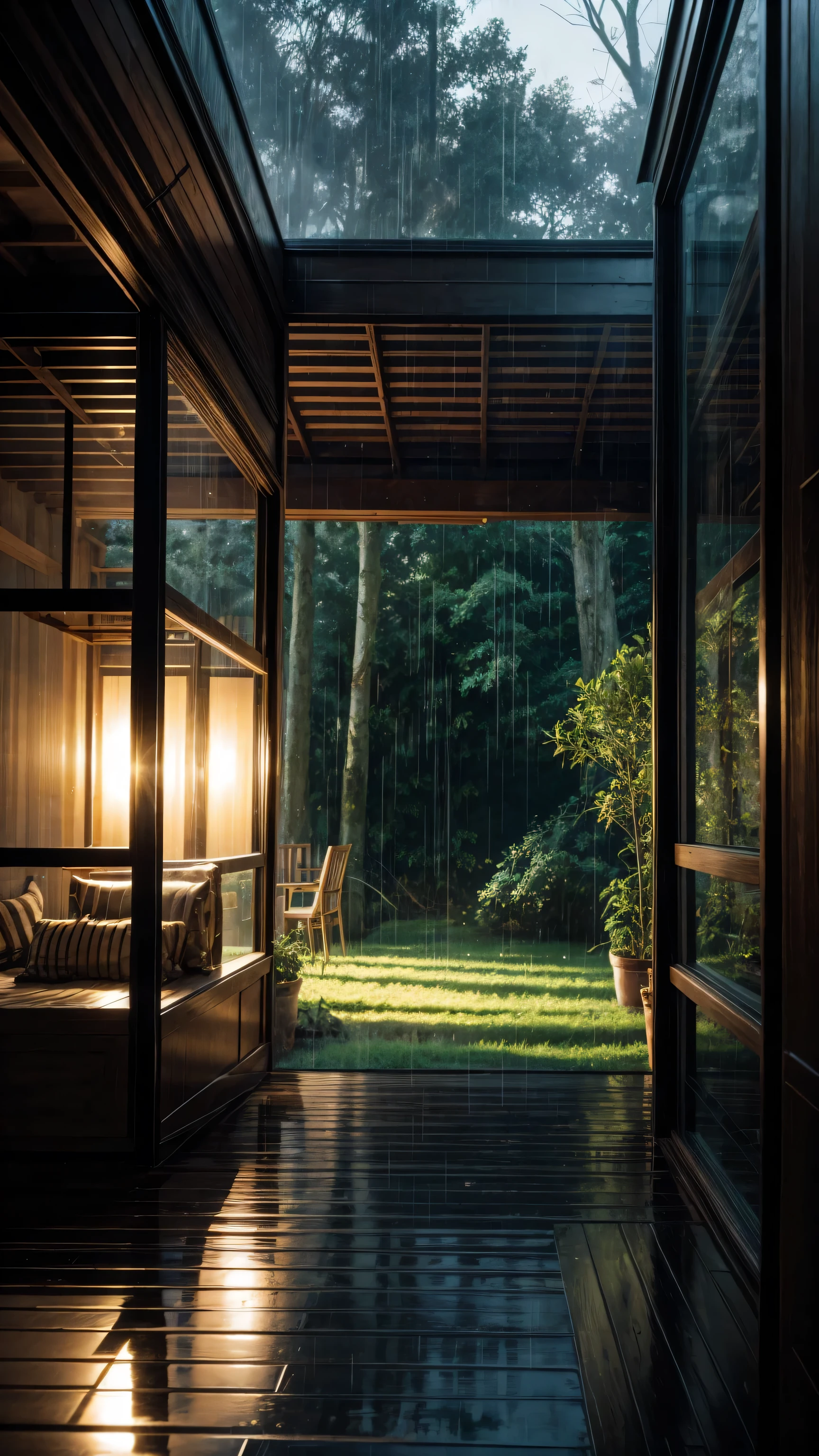 forest,rain, Indoor Landscape