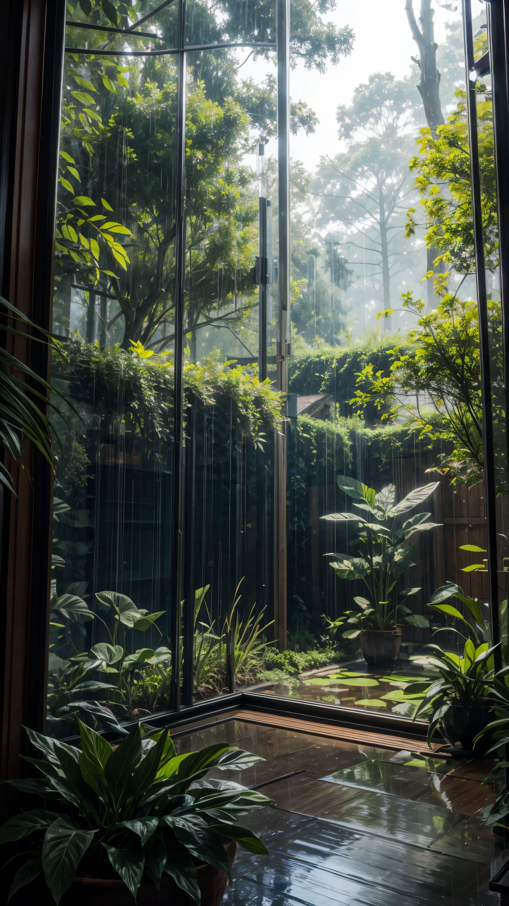 forest,rain, Indoor Landscape