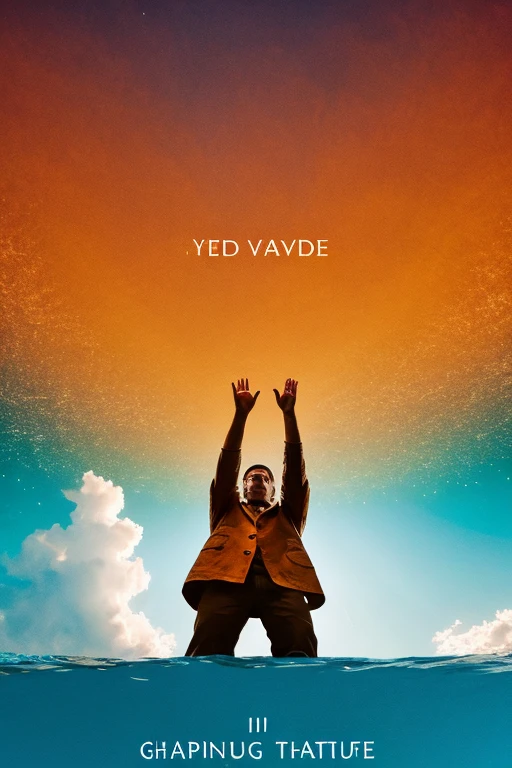 man with his hands raised to the sky in gratitude