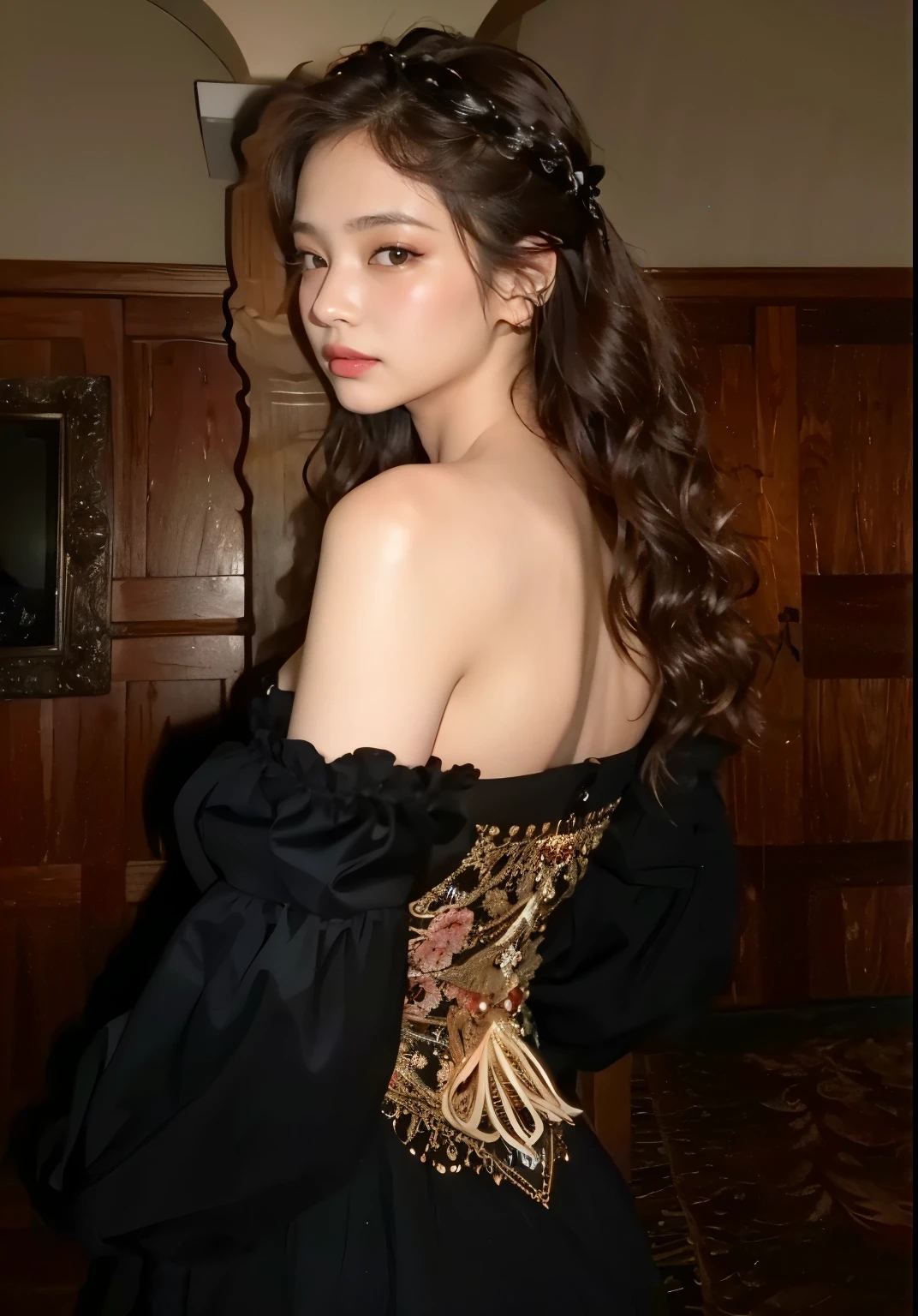 Jenny, 16K, Ethereal beauty, 16K maximum quality, maior qualidade, mais alta qualidade, Qualidade e detalhes mais perfeitos, Rosto perfeito e beleza
