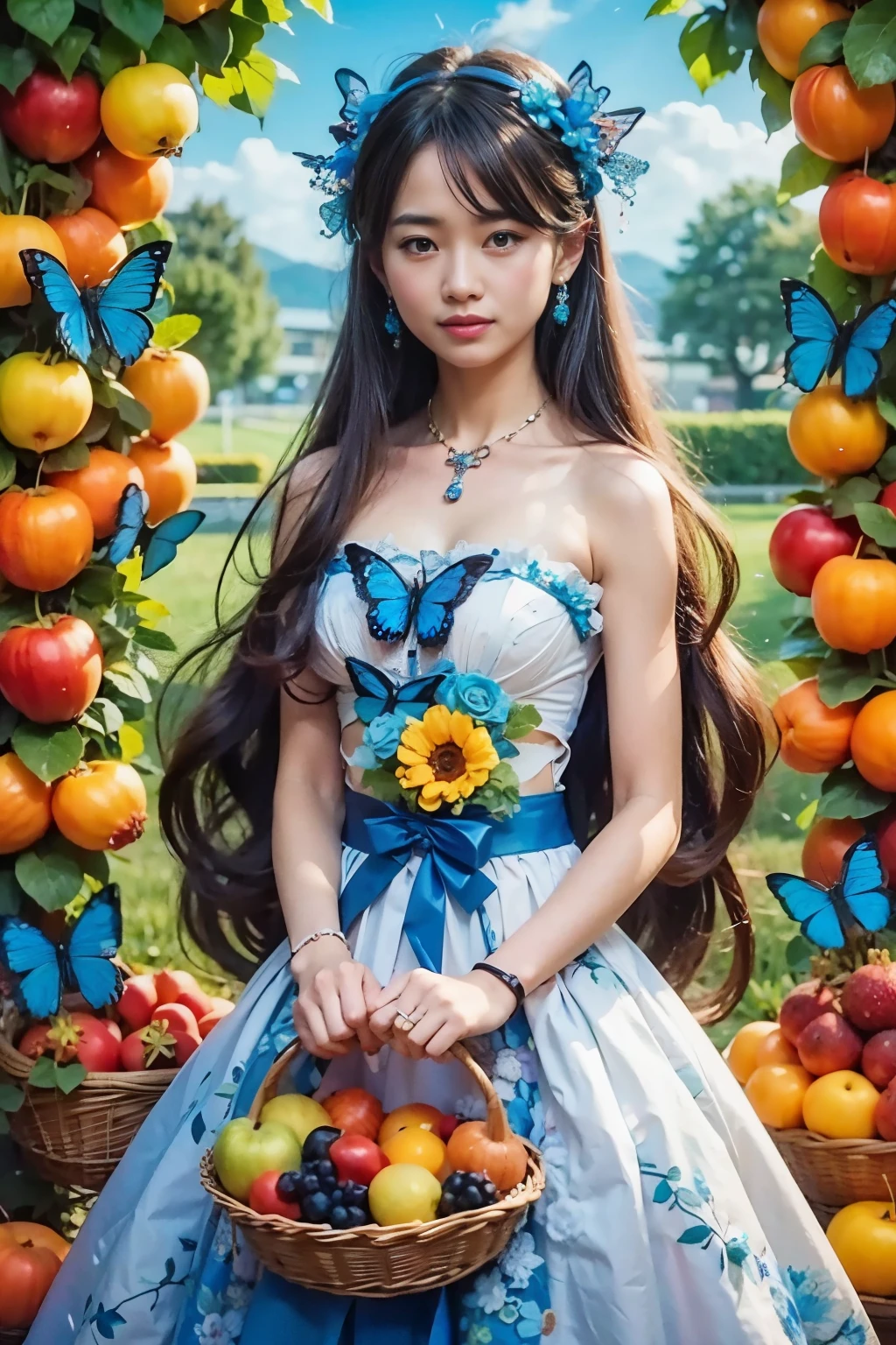 Japanese women、 Beautiful Face、(Realistic:1.3), Intricate details、(Ultra-Realistic Rendering:1.3), Light blue hair, Short Bob、Moonlight Eyes, Soft lighting, Track and field wear、Athletics Stadium、Long Jump、Full body photography