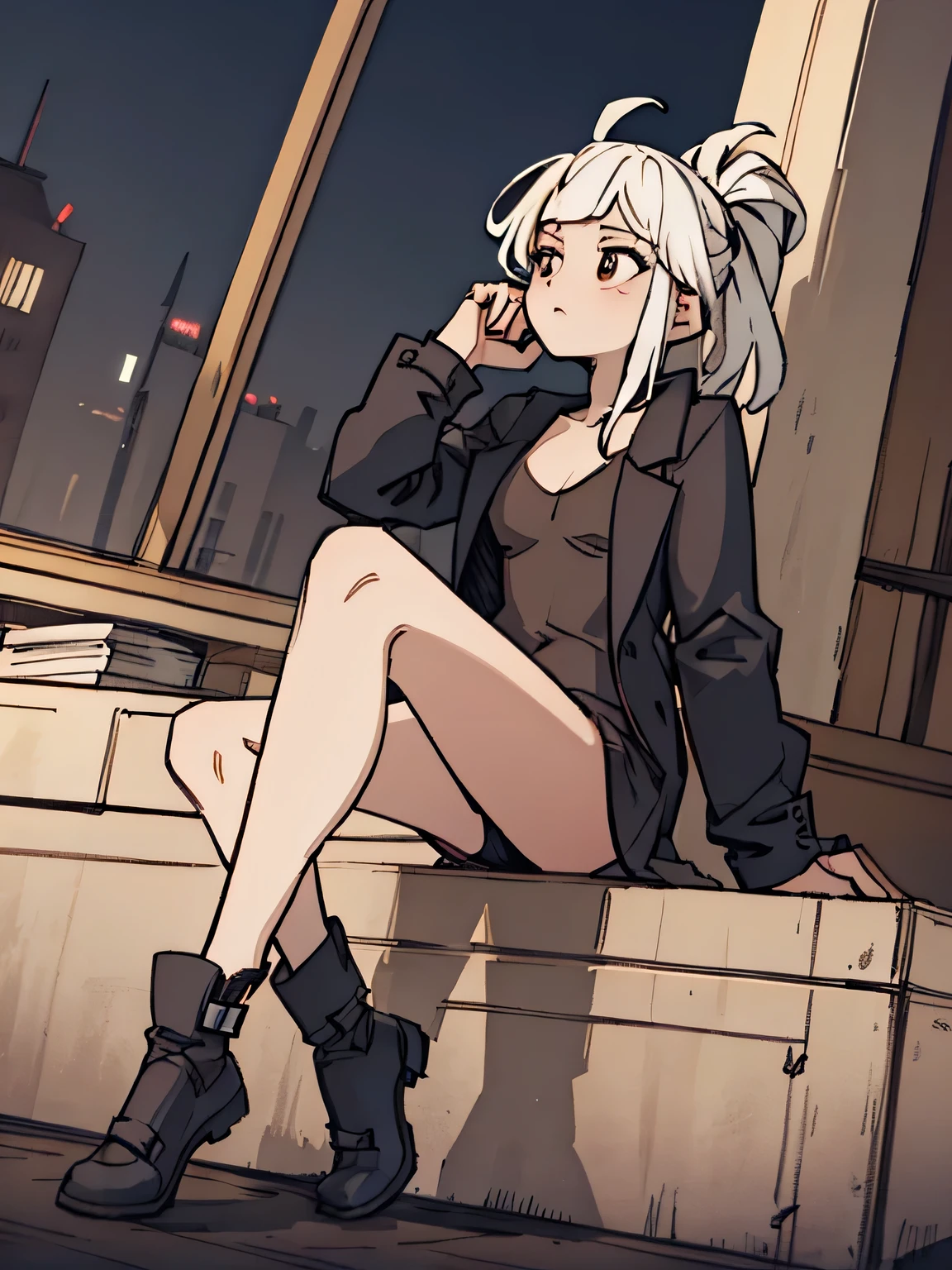 Hair girl,Very few clothes