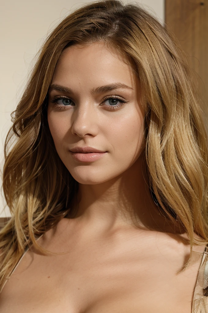Une belle femme blonde