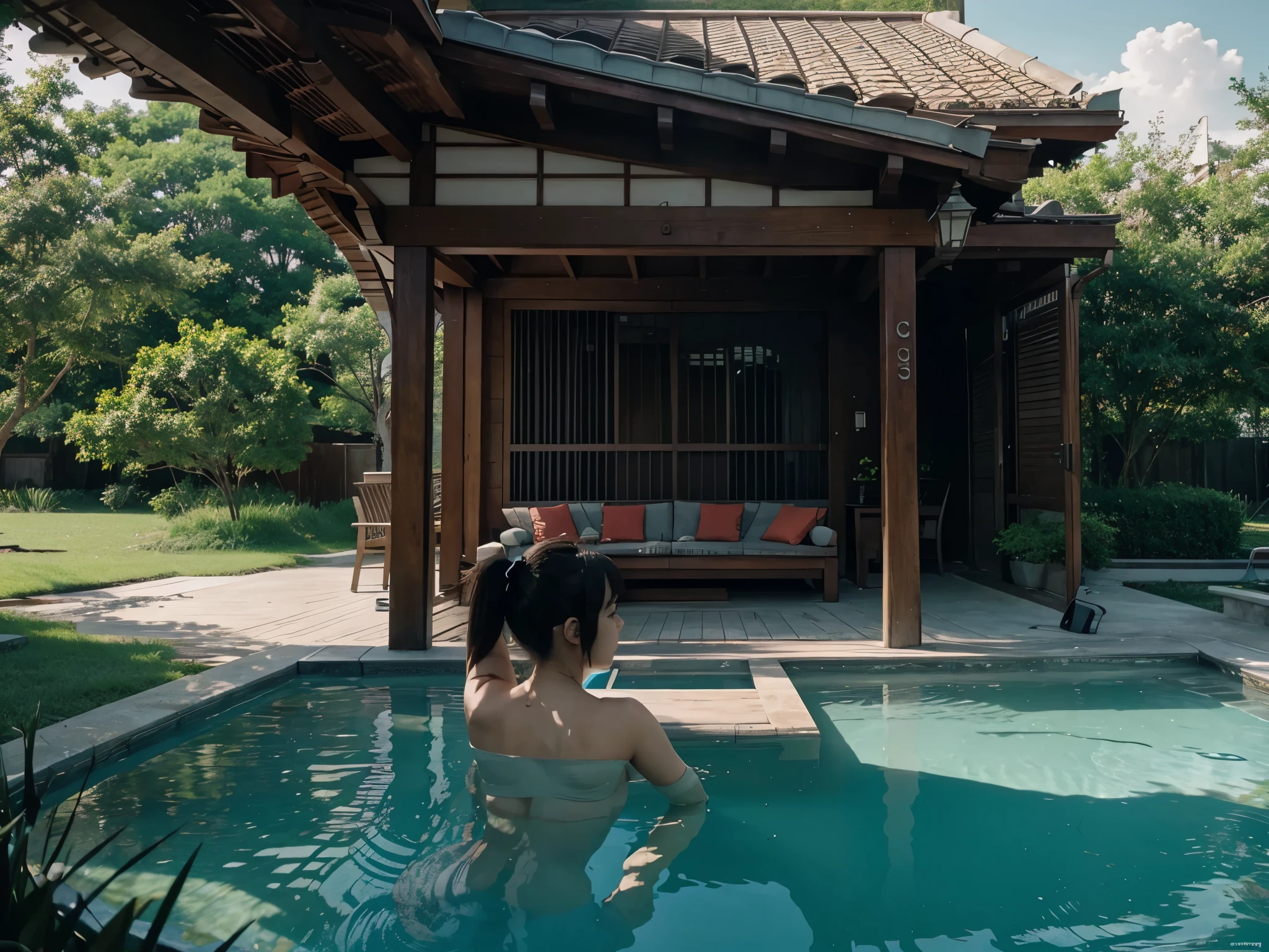 Relaxing anime sceneries