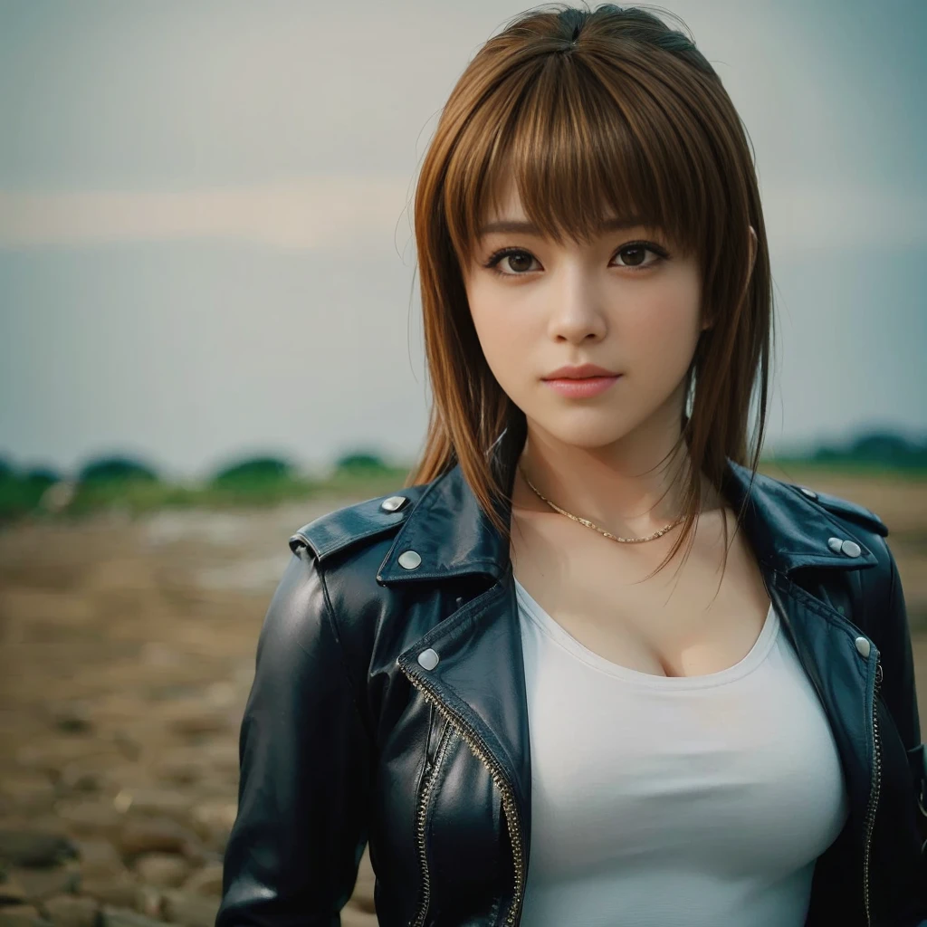 Kasumi, (best quality,ultra-detailed),(Realistic:1.37), beautiful and detailed face, Ultra-realistic texture, delicate face, athletic body, vivid colors. High definition, 8k. athletic body.