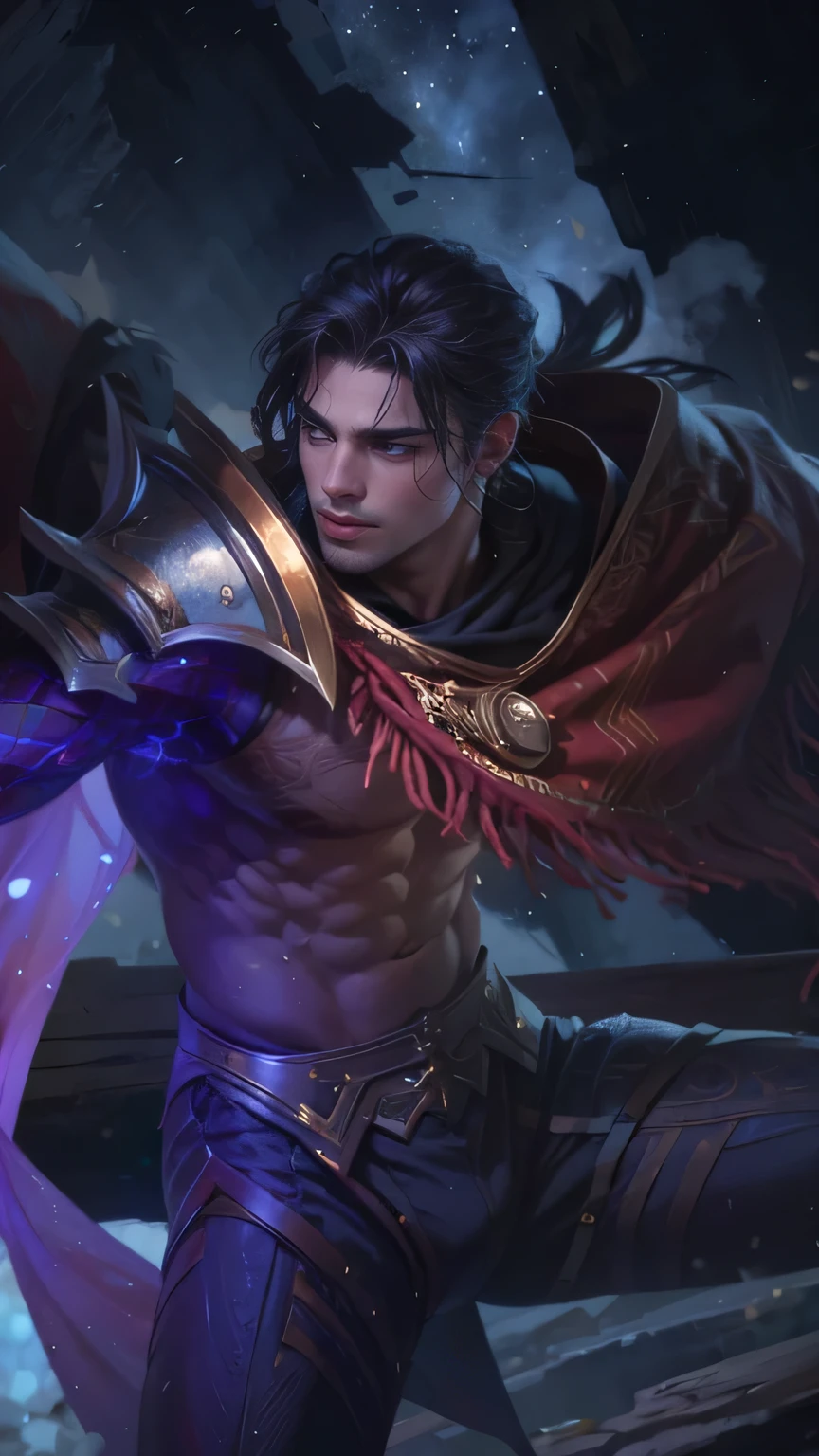 Best quality, masterpiece, detailed skin texture, detailed clothes texture, detailed face, super detail, 8k, intricate detail, 1 boy, The color doesn't change, Muscle guy, 1 guy