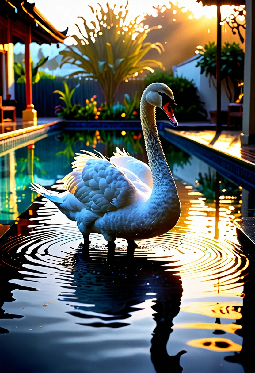 (Realistic rendering:1.2),(Ultra-wide-angle lens),(Double Exposure),(Fantasy movies),(rain),(Pool),(swan),(Vibrant colors),(Golden Hour Lighting),(reflection),(Mysterious雰囲気),(dream-like),(Mysterious),(fog深い),(Cinematic Quality),(fog),(Fascinating構成),(Subtle details),(Sulky),(silhouette),(dramatic),(Water Drop),(Emotional),(Fascinating),(Ephemeral),(Calm),(Fascinating),(Surreal),(Soft Focus),(Mysterious),(Shadow play),(timeless),(Artistic),(intricate texture),(Whimsical),(Mysterious),(Beautiful contrast),(Magic),(Hidden Beauty),(Harmonious),(illuminated),(Mysterious),(Calm),(Fascinating),(Surreal),(Soft Focus),(Mysterious),(Shadow play),(timeless),(Artistic),(intricate texture),(Whimsical),(Mysterious),(Beautiful contrast),(Magic),(Hidden Beauty),(Harmonious),(illuminated)