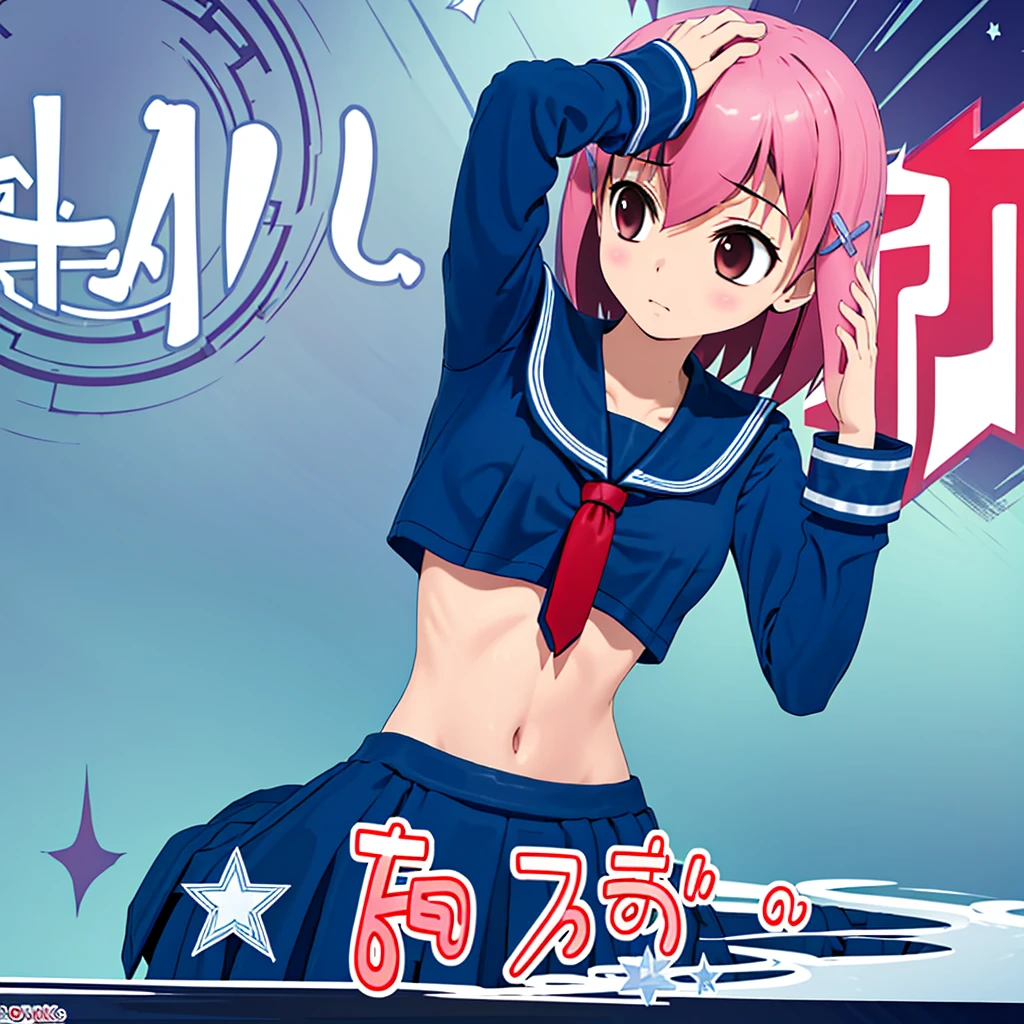High school girl with stomach ache