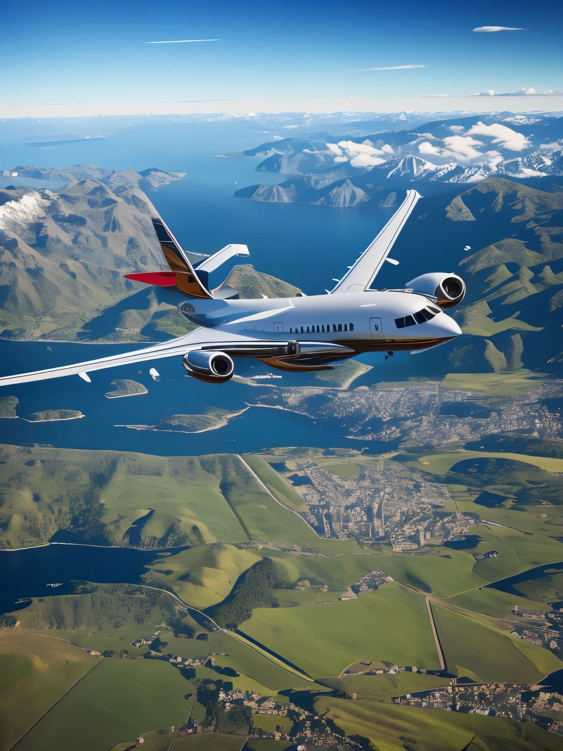 plane, ultra detailed, high quality, 8k resolution, zoom out